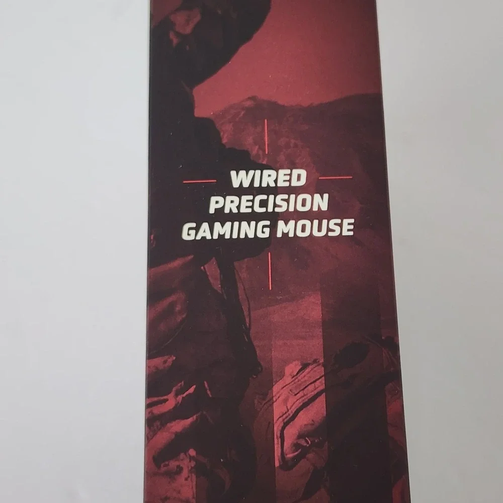 Gaming Mouse Gladiator Wired Precision LED Backlight Geared Up 6 Buttons